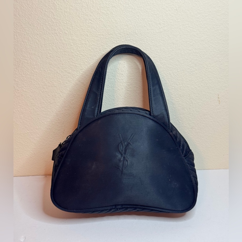 Vintage Yves Saint Laurent YSL Logo Nylon Bag Hand Bag
